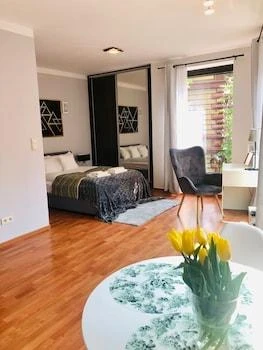 Chambre spacieuse au Garbary Aparthotel pour un séjour à Cracovie avec un bébé