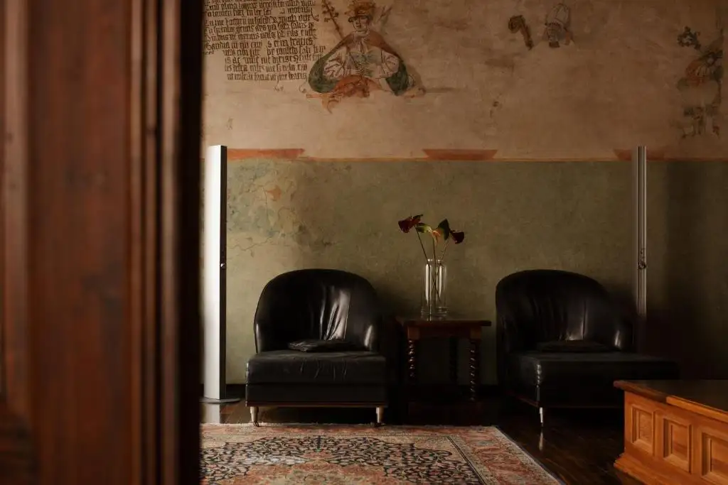 Décor historique de l'hôtel de luxe Copernicus, un 5 étoiles à Cracovie