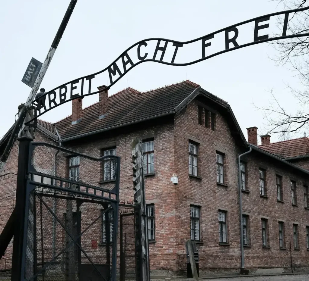 Entrée du camp de auschwitz birkenau